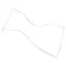 Gasket Offset Snap-In W/Mag. E for Traulsen Part# 341-60273-00