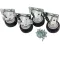 Caster Kit-3In Plate+  for AllPoints Part# 35810