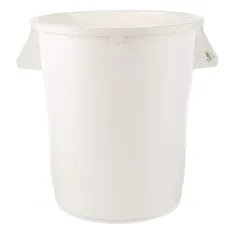 10 Gal Bronco Trash Can White for AllPoints Part# 35906
