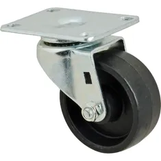 Caster,Plate (3"Od,Swvl,Black) for Rubbermaid Part# 3600L4