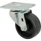 Caster,Plate (3"Od,Swvl,Black) for Rubbermaid Part# 3600L4