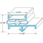 Gasket, 35-3/4" x 75": For AV3S, Fits Masterbilt Brand