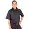 5Xl Mens Chef Coat Lw Mesh Short Slv Black for AllPoints Part# 3905BLK5XL