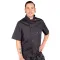 5Xl Mens Chef Coat Lw Mesh Short Slv Black for AllPoints Part# 3905BLK5XL
