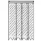 Kason® - 401Sa6043184 Strip Curtain, 31 X 84 for Kason Part# 401SA6043184