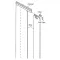 Curtain,Strip(4"W,37"W X 84"H) for Kason Part# 401SA6043784