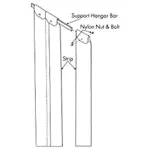 Kason® - 401Sc6043184 Curtain,Strip for Kason Part# 401SC6043184F