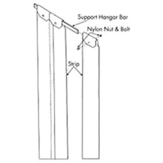 Kason® - 401Sc6043184 Curtain,Strip for Kason Part# 401SC6043184F