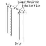 Kason® - 401Sc6063384 Curtain,Strip, 6 X 84 for Kason Part# 401SC6063384F