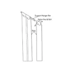 401SC6063884F Kason - Heavy-Duty Door Curtain Strip