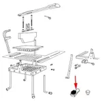 Brush, Lettuce Cutter for Vollrath/Idea-Medalie Part# 4425