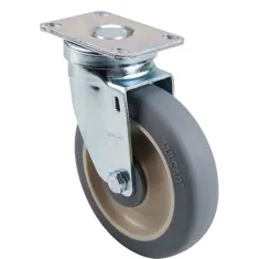 Caster,Plate (5"Od,Swvl,Gray) for Cambro Part# CAM41021