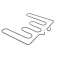 Bottom Oven 208V Element for Vulcan Hart Part# 421304-1