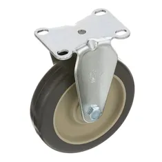 Caster,Plate , 5", Rgd, Gry for Rubbermaid Part# 4501-1