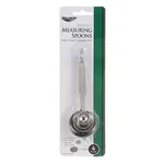 Vollrath 47118 Measuring Spoon Set, Four-Piece, 18-8 Stainless, Capacities Stamped In Teaspoons & Milliliters, Set Contains; 1-Tbl., 1-Tsp., 1/2-Tsp., 1/4-Tsp., Packaged In Individual Blister Pack, Imported (Refer To Vollrathfoodservice.Com For Full Warranty Policy)