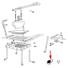 Brush, Lettuce Cutter  for Nemco Part# 48364