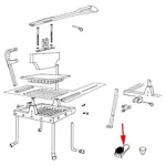 Brush, Lettuce Cutter for Nemco Part# 48364