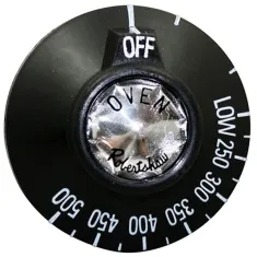 Oven Black Knob For Vulcan Hart Part# 499678-1