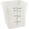 Container(Square,White,4 Qt) for Cambro Part# CMB4SFSP-148