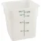 Container(Square,White,4 Qt) for Cambro Part# 4SFSP (148)