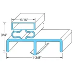 505969-02 Victory - Durable Door Gasket 23-1/2" x 58"