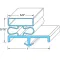 Gasket, Door for Victory Part# 50867001