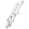 Handle,Pusher Head , Onion Kng for Vollrath/Idea-Medalie Part# 517