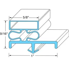 Door Gasket for Kolpak Part# 531472565