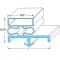 Door Gasket for Vollrath/Idea-medalie Part# 53148-2565