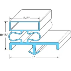 Door Gasket for Vollrath/Idea-medalie Part# 53150-2565
