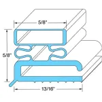Door Gasket for Vollrath/Idea-medalie Part# 53271-2565