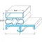 Door Gasket for Kolpak Part# 533112565