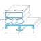 Door Gasket for Vollrath/Idea-medalie Part# 53311