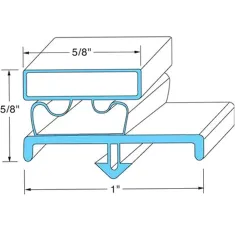 Door Gasket for Beverage Air Part# 703963D11