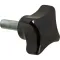 Knob, 4-Arm W/ Stud M5-0.8X15 for Oliver Products Part# 59117210