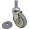 Caster,Stem(5"Od,W/Bumper,Gray for Metro Part# MET5MP