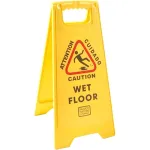FG611277YEL Rubbermaid - Caution A-Frame Sign (Yellow)