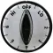 Knob 2 D, Off-Lo-2-6-Hi for Franke Part# 614268
