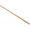 Handle(60"L,Wood,Metal Thread) for Rubbermaid Part# 636400LAC