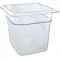 Pan Poly Sixth X 6 -135 Clear Qd for Cambro Part# 66CW135