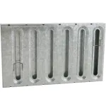 Kason® - 67003001220 - 7003 12 x 20 in Galvanized Steel Trapper™ Grease Filter