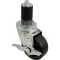 Caster,Stem(3-1/2"Od,W/Brk,Blk for Kason Part# 6C523525HDPTLB