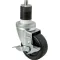 Caster,Stem(3-1/2"Od,W/Brk,Blk for Kason Part# 6C523526HDPTLB