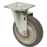 Caster,Plate(5"Od,Swvl,Gray) for Kason Part# 6C525007PPPG