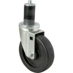 Caster,Stem (5"Od,Swvl,Black) for Kason Part# 6C525025HDP