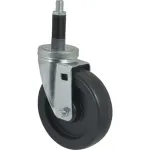 Caster,Stem (5"Od,Swvl,Black) for Kason Part# 6C525027HDP