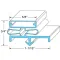 Gasket - 52  for Beverage Air Part# 703-814C