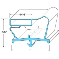 Door Gasket for Beverage Air Part# 703-963D-04