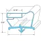 Door Gasket for Beverage Air Part# 712-012D-04