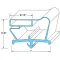 Drawer Gasket 9" X 28 7/8" for Beverage Air Part# 712-012D04